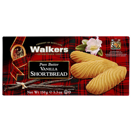 Walkers Shortbread 01342,  5.3Oz Vanilla Shortbread 5.3 Ounce,  Case of 12