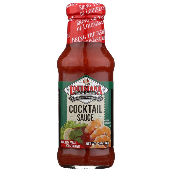 Louisiana Fish Fry Sauce Cocktail Horserdsh - 12 Ounce, Case of 12