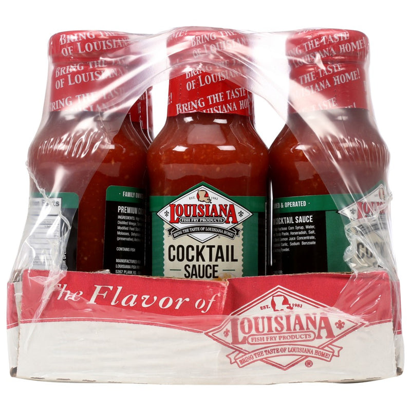 Louisiana Fish Fry Sauce Cocktail Horserdsh - 12 Ounce, Case of 12