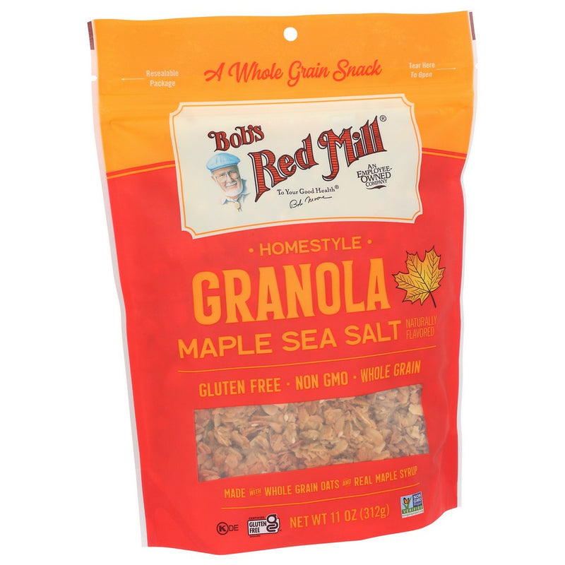 Bobs Red Mill Granola Hmstyl Mple Sea Salt - 11 Ounce, Case of 6