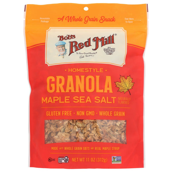 Bobs Red Mill Granola Hmstyl Mple Sea Salt - 11 Ounce, Case of 6