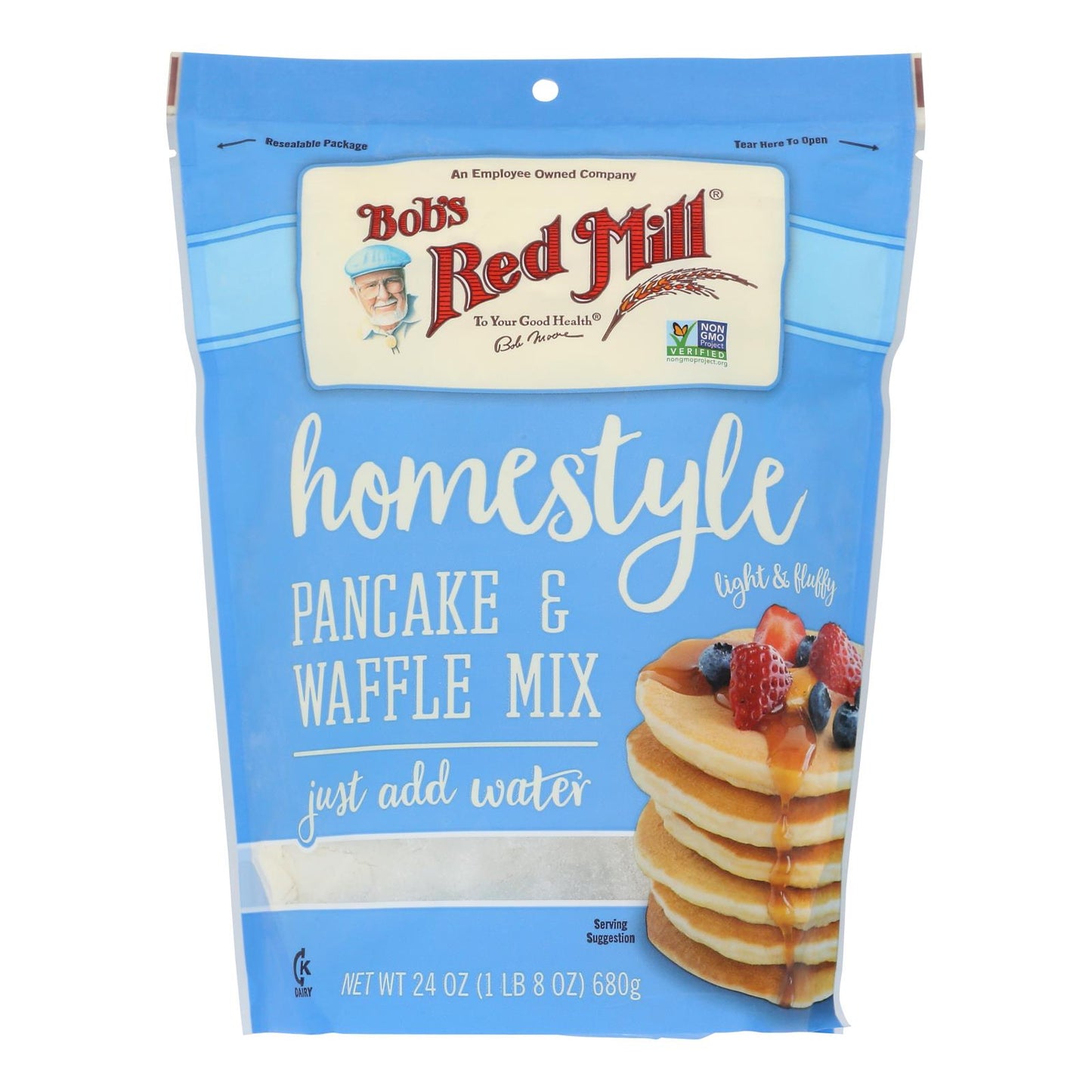 Bob's Red Mill - Pancake Homestyle Mix - Case of 4-24 Ounce