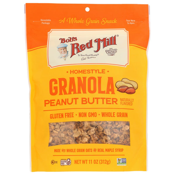 Bobs Red Mill Granola Hmstyl Pnt Btr - 11 Ounce, Case of 6