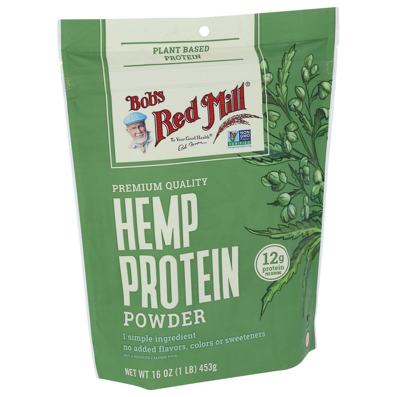 Bobs Red Mill Protein Powder Hemp - 16 Ounce, Case of 4