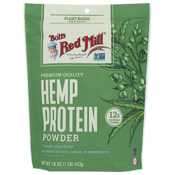 Bobs Red Mill Protein Powder Hemp - 16 Ounce, Case of 4