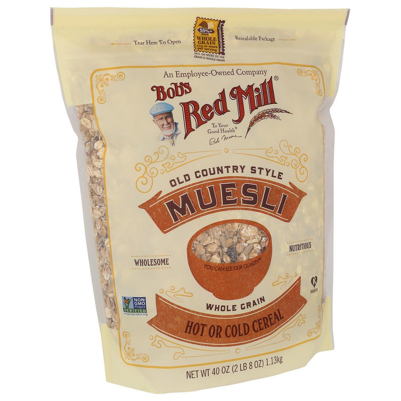 Bobs Red Mill Cereal Muesli - 40 Ounce, Case of 4