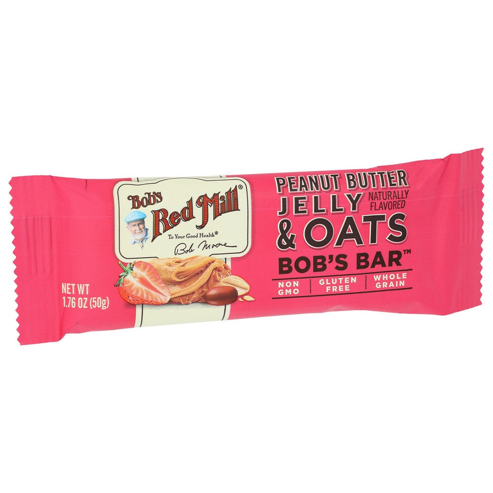 Bob's Red Mill 7033R1212, Peanut Butter Jelly & Oats Bar 1.76 Ounce,  Case of 12