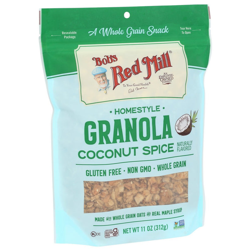 Bobs Red Mill Granola Hmstyl Ccnut Spce - 11 Ounce, Case of 6