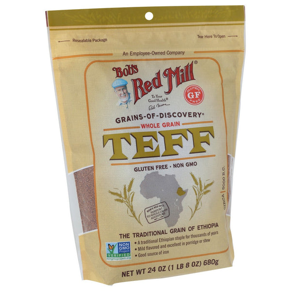 Bobs Red Mill Teff Whole Grain - 24 Ounce, Case of 4