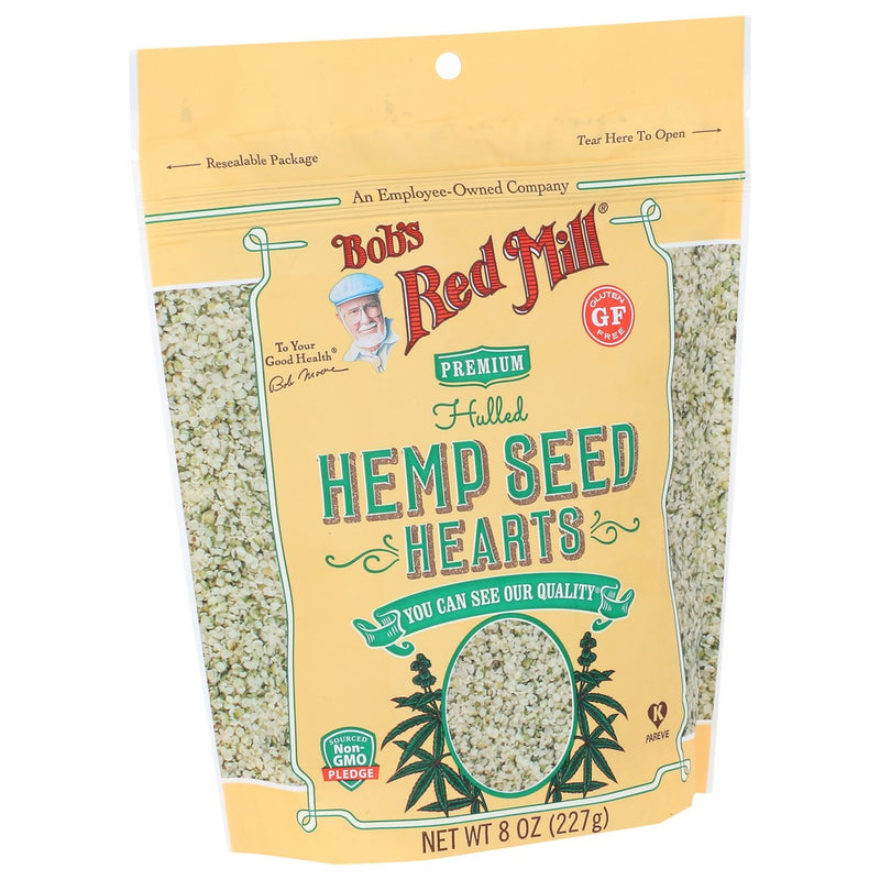 Bobs Red Mill Seeds Hmp Hrt - 8 Ounce, Case of 5