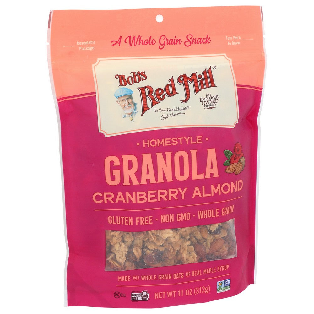 Bob's Red Mill 1359S116, Cranberry Almond Granola 11 Ounce,  Case of 6