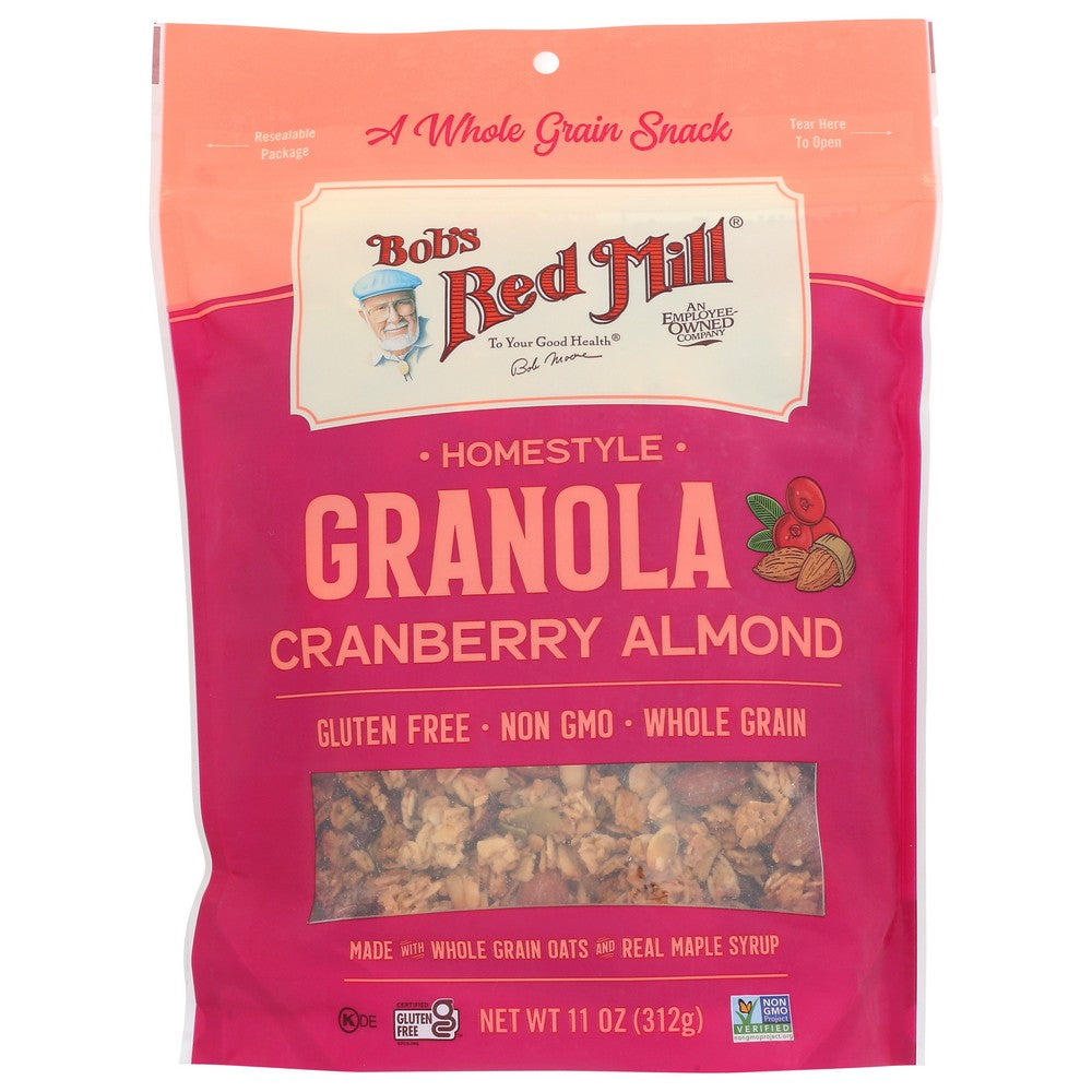 Bob's Red Mill 1359S116, Cranberry Almond Granola 11 Ounce,  Case of 6