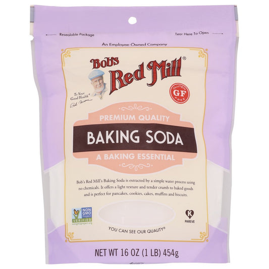 Bob's Red Mill 1055S164,  Baking Soda 16 Ounce,  Case of 4