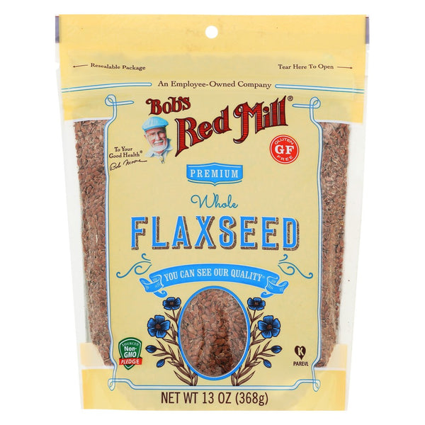 Bobs Red Mill Flaxseed Brown - 13 Ounce, Case of 4