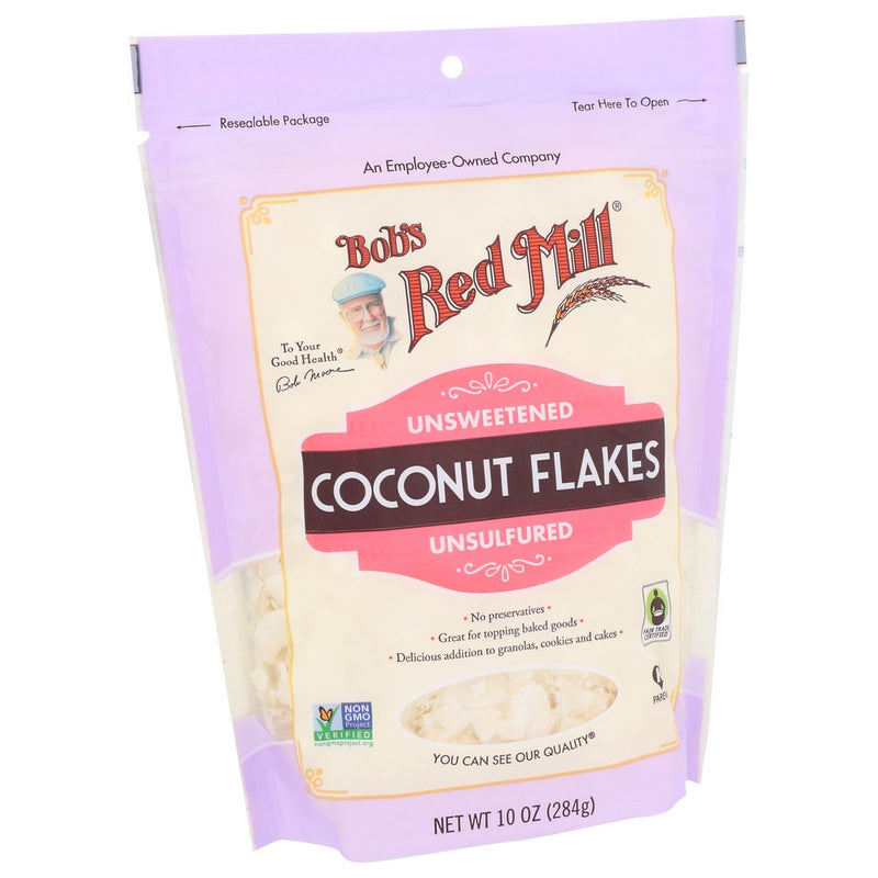 Bobs Red Mill Coconut Flakes - 10 Ounce, Case of 4