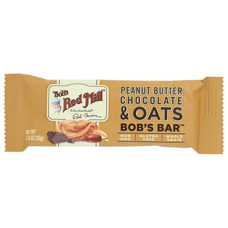 Bobs Red Mill Bar Oat Pnt Btr Chocolate - 2 Ounce, Case of 12