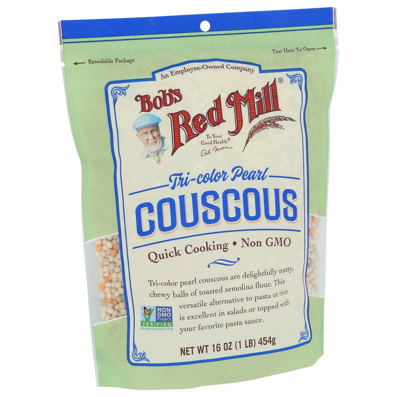 Bobs Red Mill Couscous Peral Tricolor - 16 Ounce, Case of 4