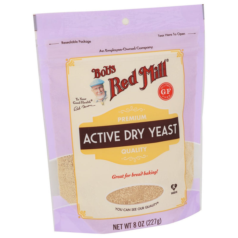 Bobs Red Mill Yeast Active Dry - 8 Ounce, Case of 5