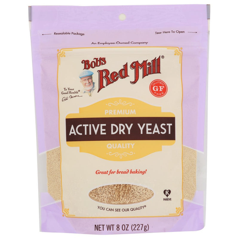 Bobs Red Mill Yeast Active Dry - 8 Ounce, Case of 5