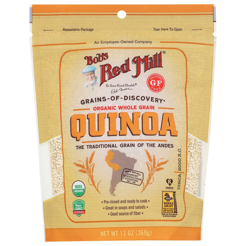 Bobs Red Mill Quinoa White Organic - 13 Ounce, Case of 5