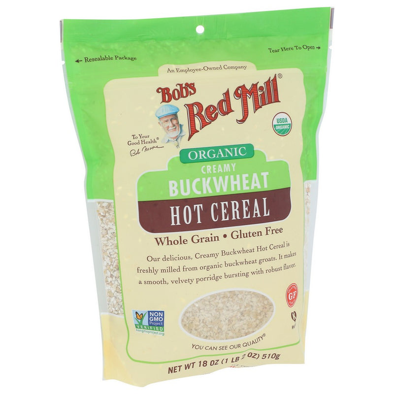 Bobs Red Mill Cereal Bkwht Creamy Organic Hot - 18 Ounce, Case of 4