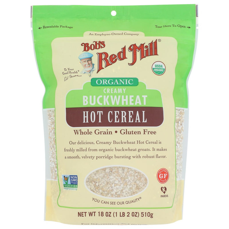 Bobs Red Mill Cereal Bkwht Creamy Organic Hot - 18 Ounce, Case of 4