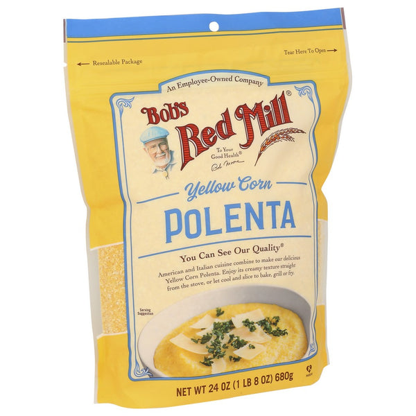 Bobs Red Mill Polenta Crn Grts Yellow - 24 Ounce, Case of 4