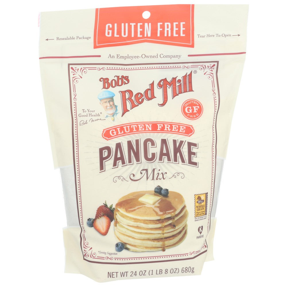 Bob's Red Mill 1610S244, Gluten Free Pancake Mix Pancake Mix 24 Ounce,  Case of 4