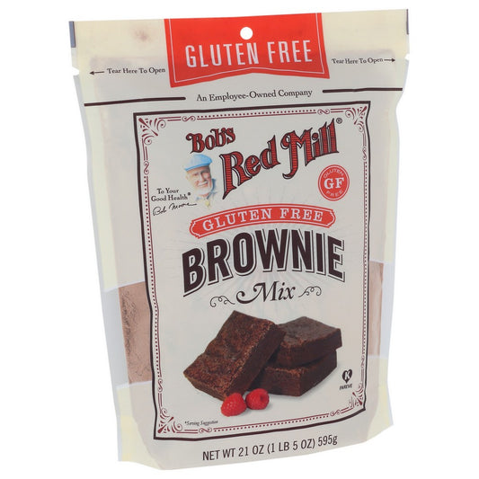 Bob's Red Mill 1612S214, Gluten Free Brownie Baking Mix 21 Ounce,  Case of 4