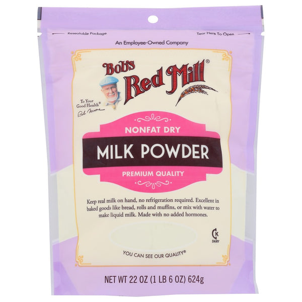 Bobs Red Mill Milk Powder Dry Non Fat - 22 Fluid Ounce, Case of 4