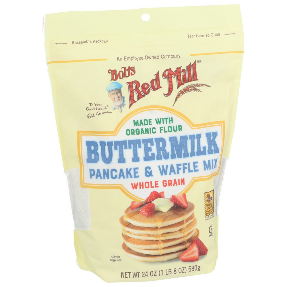 Bob's Red Mill 6170S244, Buttermilk Pancake & Waffle Mix Pancake & Waffle Mix 24 Ounce,  Case of 4