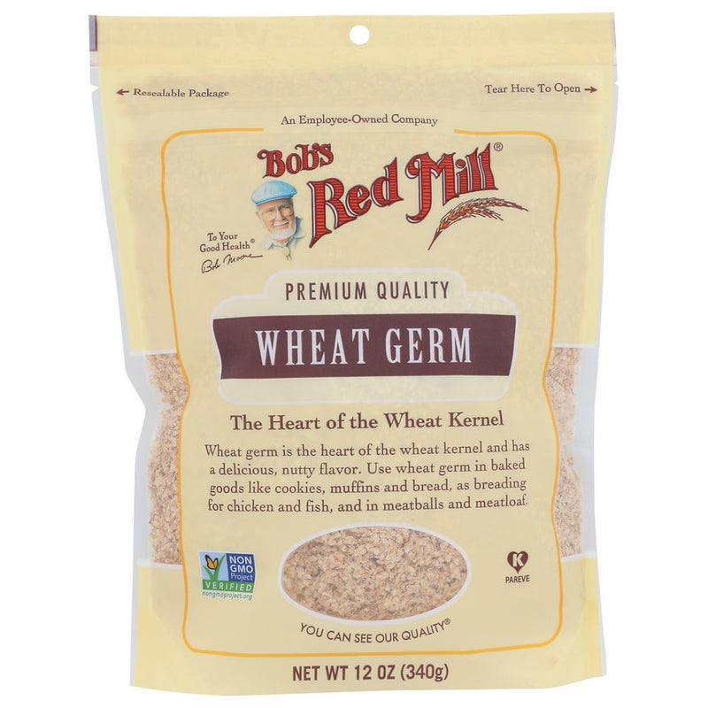 Bobs Red Mill Wheat Germ - 12 Ounce, Case of 4