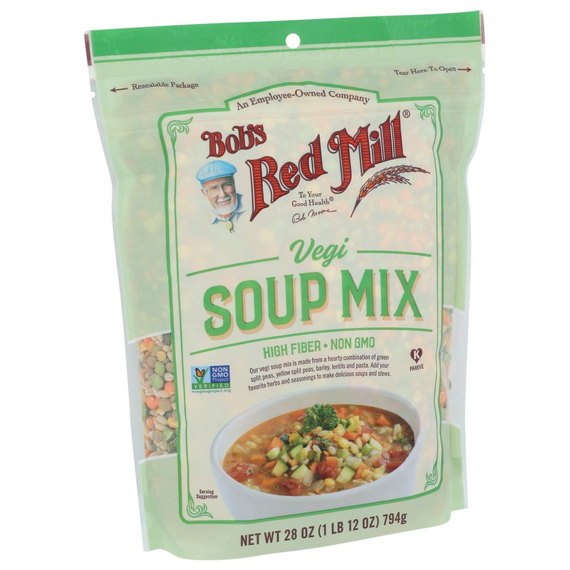 Bobs Red Mill Soup Mix Veggie - 28 Ounce, Case of 4