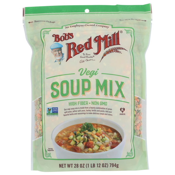 Bobs Red Mill Soup Mix Veggie - 28 Ounce, Case of 4