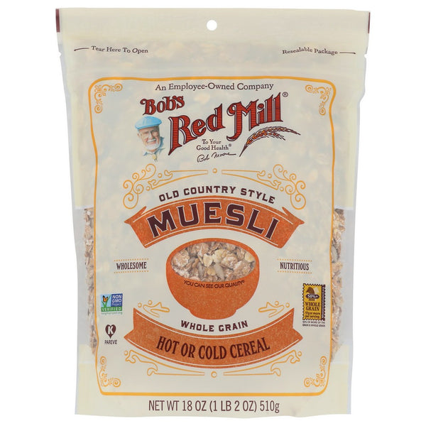 Bobs Red Mill Cereal Muesli - 18 Ounce, Case of 4