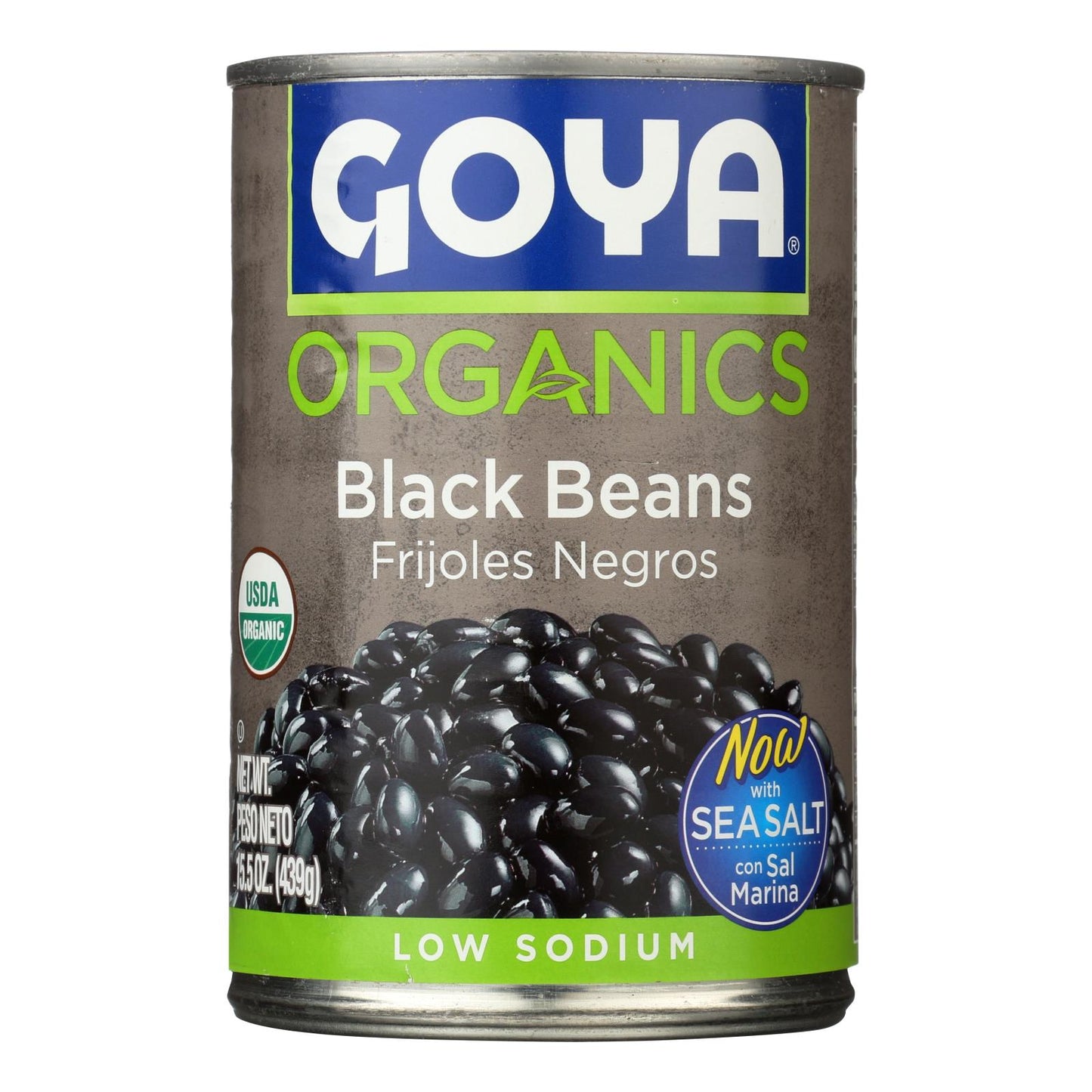 Goya - Beans Blck Low Sodium - Case of 24-15.5 Ounce