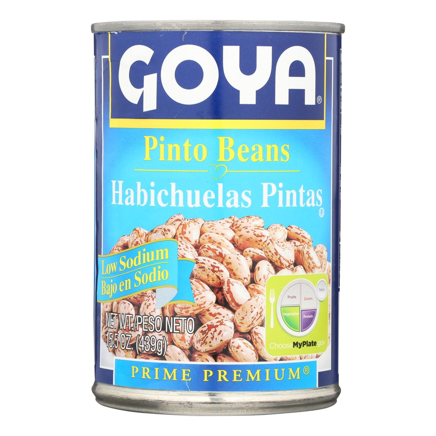 Goya - Beans Pinto Low Salt - Case of 24-15.5 Ounce