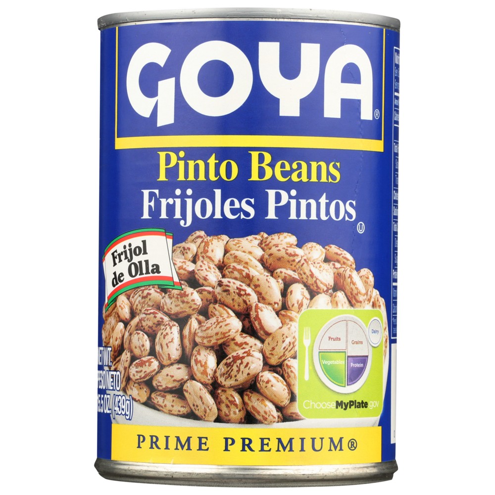 Goya® 4133112437, Goya Premium Pinto Beans, 15.5 Oz.,  Case of 24