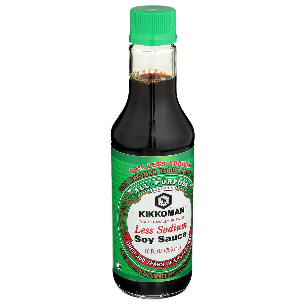 Kikkoman Sauce Soy Less Sodium - 10 Ounce,  Case of 12