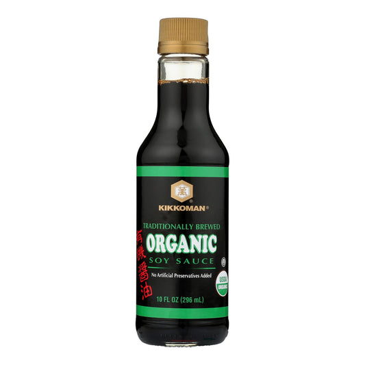 Kikkoman Soy Sauce - Tamari - Case of 6 - 10 Fl Ounce.