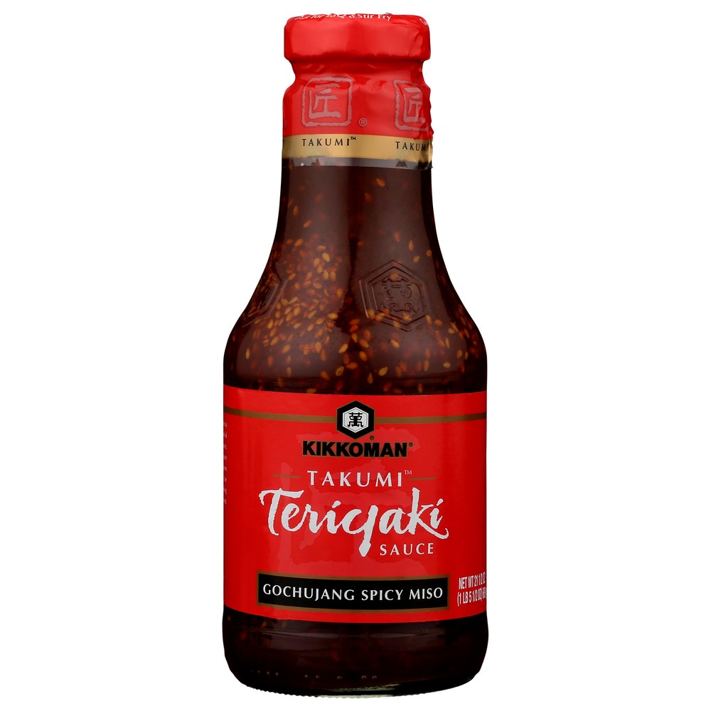 Kikkoman 01456,  Takumi Teriyaki Gochujang Spicy Miso  ,  Case of 6