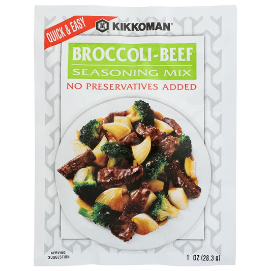 Kikkoman 04091,  12 1 Wt Oz Broccoli-Beef Mix 1 Ounce,  Case of 12