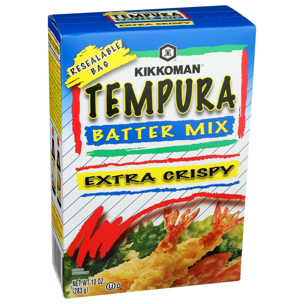 Kikkoman 05022, Kikkoman Japanese Tempura Batter Mix, Extra Crispy, 10 Oz.,  Case of 12