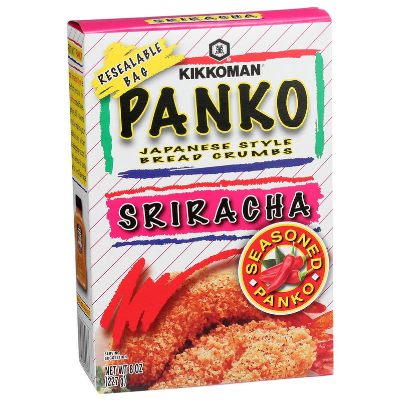 Kikkoman® ,  6 8 Wt Oz Sriracha Seasoned Panko Bread Crumbs 8 Ounce,  Case of 6