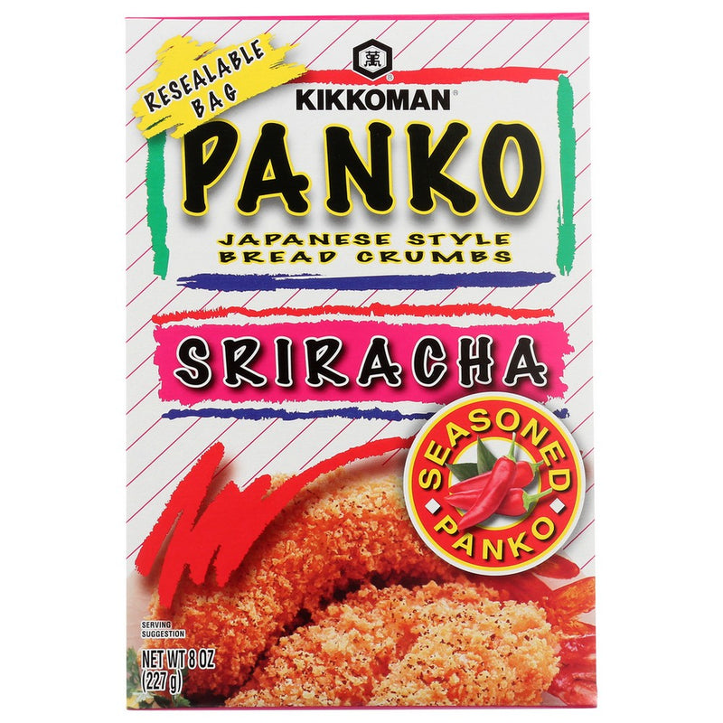 Kikkoman® ,  6 8 Wt Oz Sriracha Seasoned Panko Bread Crumbs 8 Ounce,  Case of 6