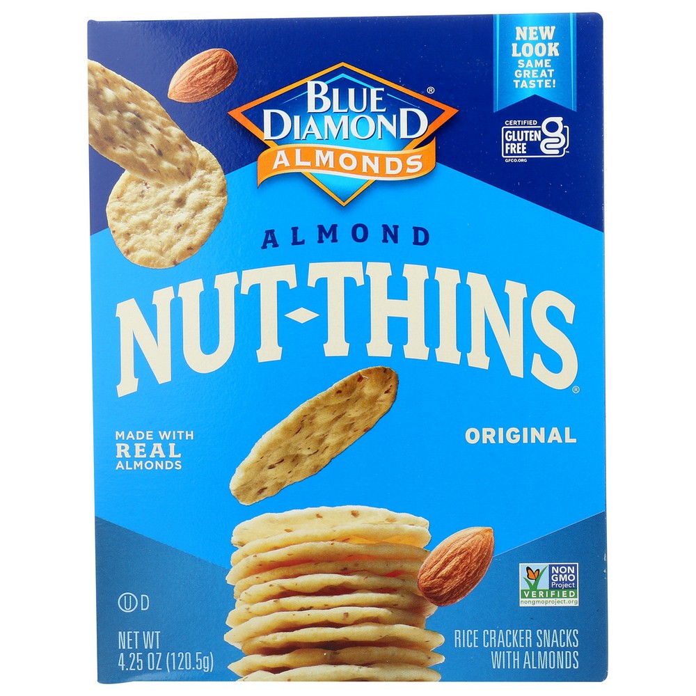 Blue Diamond Almonds®  04426,  Almond Nut-Thins® 4.25 Ounce,  Case of 12