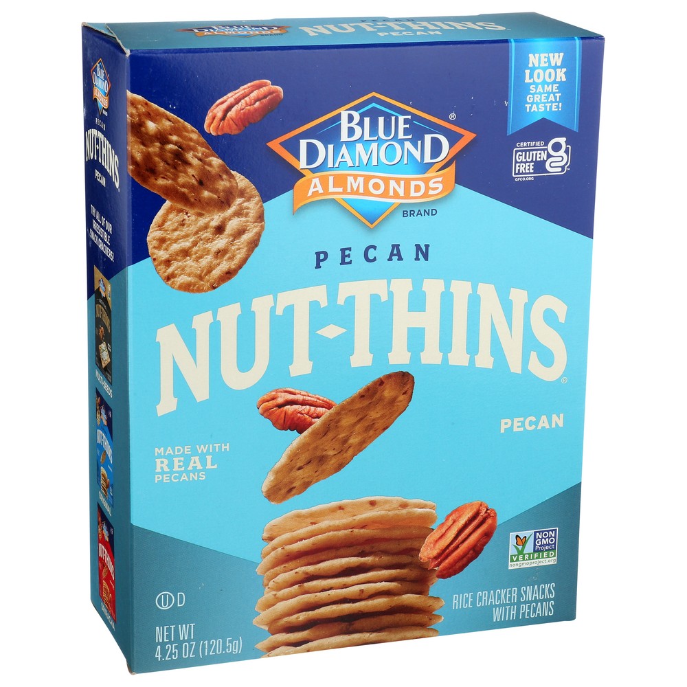 Blue Diamond Almonds®  04428,  Pecan Nut-Thins® 4.25 Ounce,  Case of 12