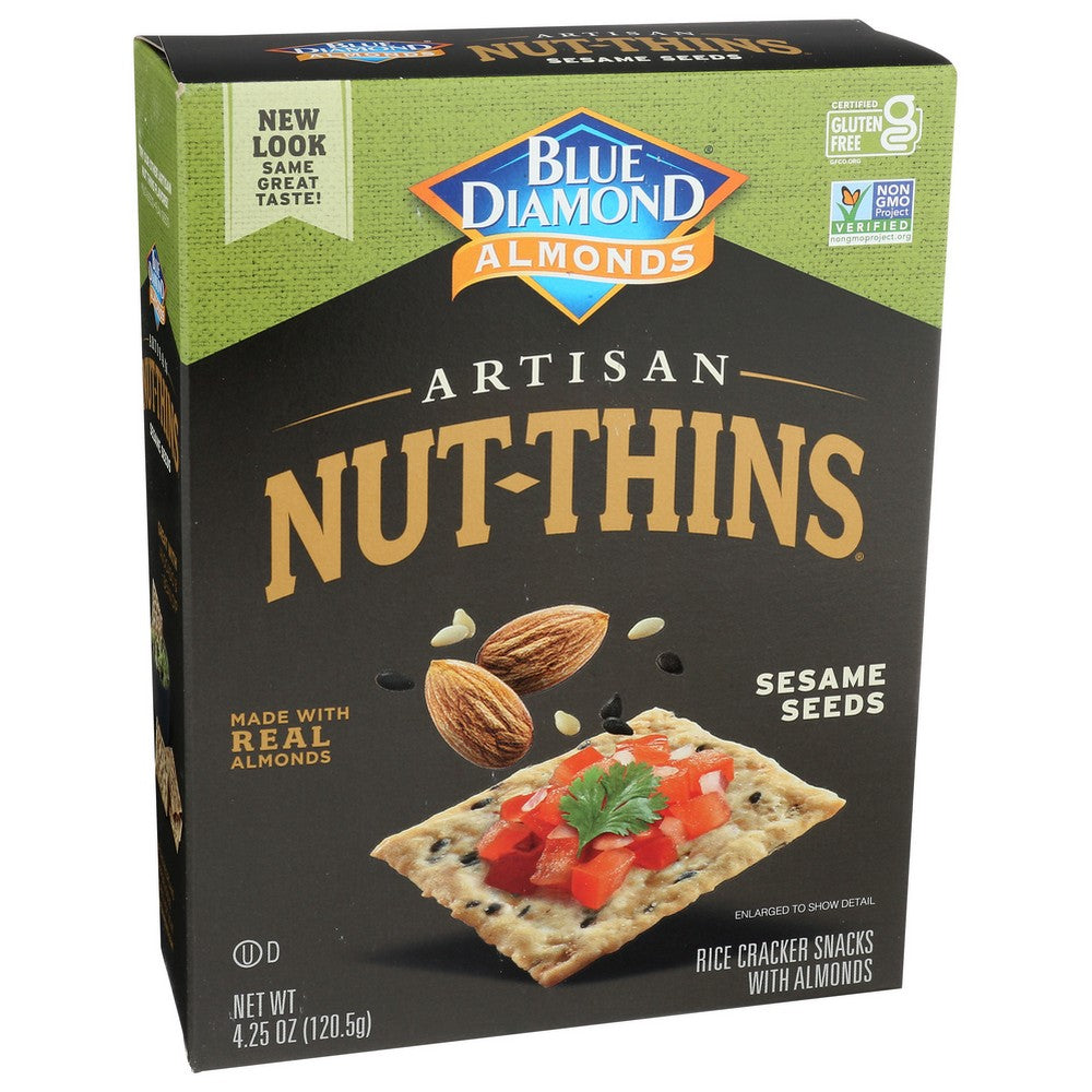 Blue Diamond Almonds®  10909,  Artisan Nut-Thins® 4.25 Ounce,  Case of 12