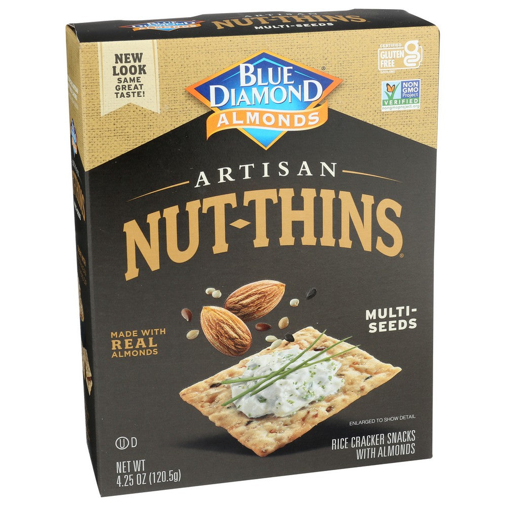 Blue Diamond Almonds®  10910,  Artisan Nut-Thins® 4.25 Ounce,  Case of 12