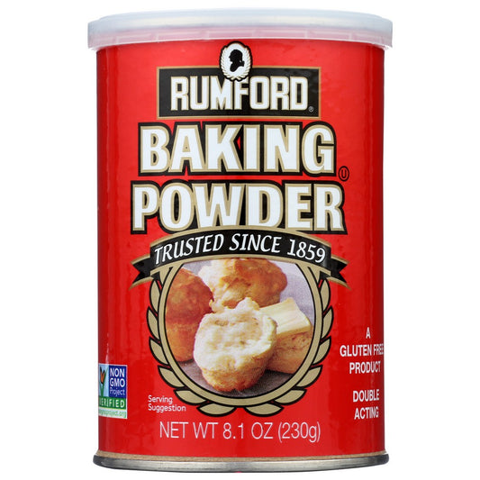 Rumford® 00227, Rumford Baking Powder, Leavening, 8.1 Oz.,  Case of 12